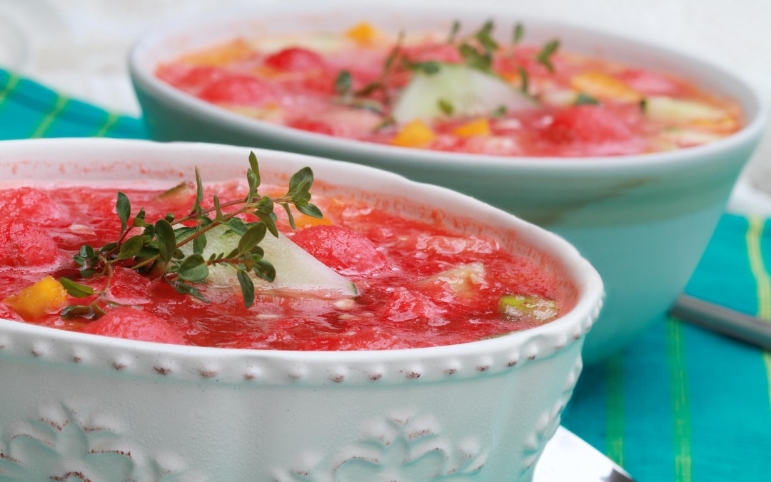 Yummy Watermelon Gazpacho